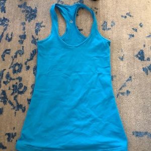 Lululemon blue racer back tank